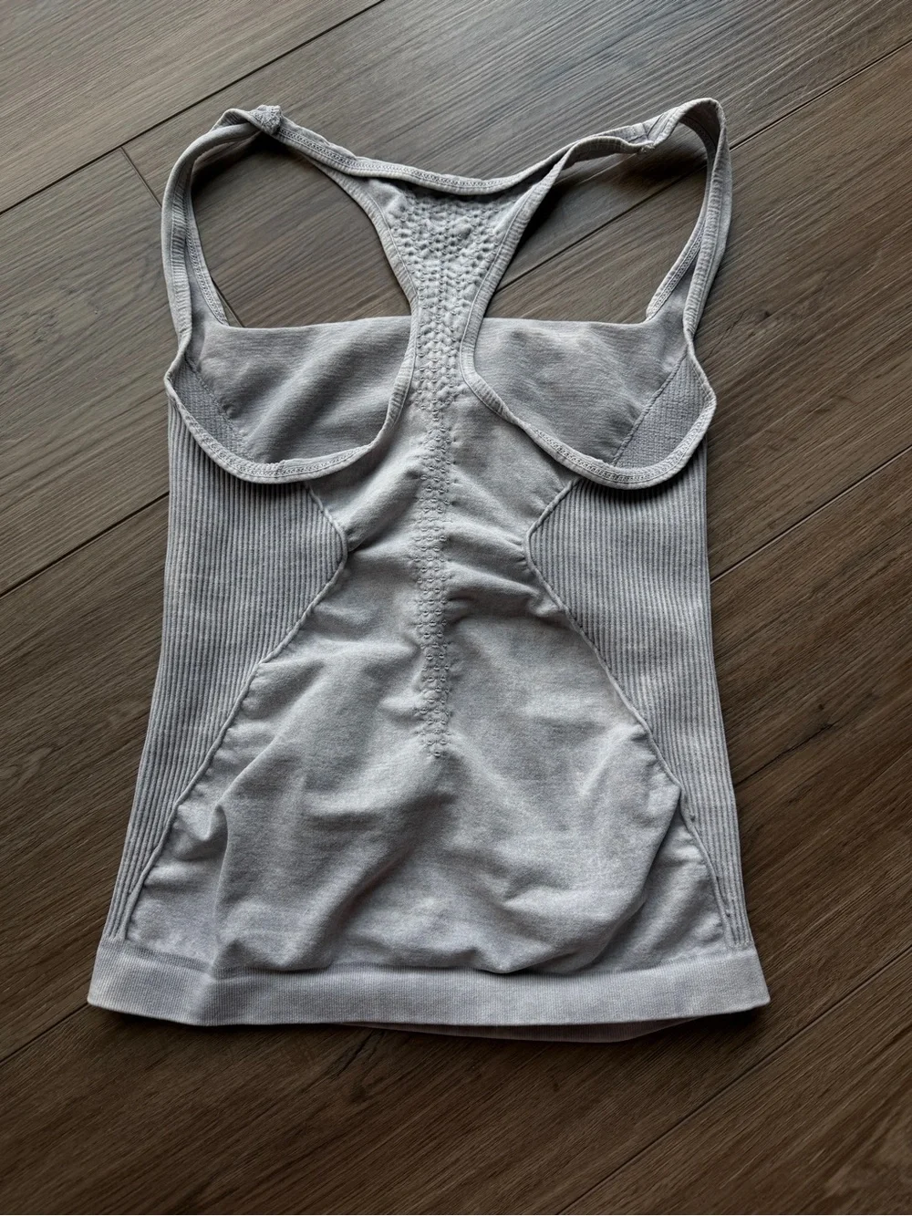 Free People Movement Good Karma Long Tank NWOT Women’s Size XS/S Ice Gray